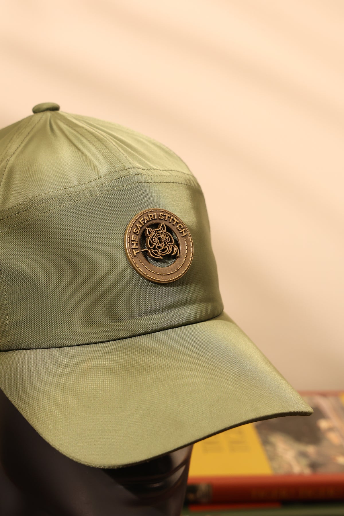 Safari Crest Cap | Unisex in Dark Sage Green