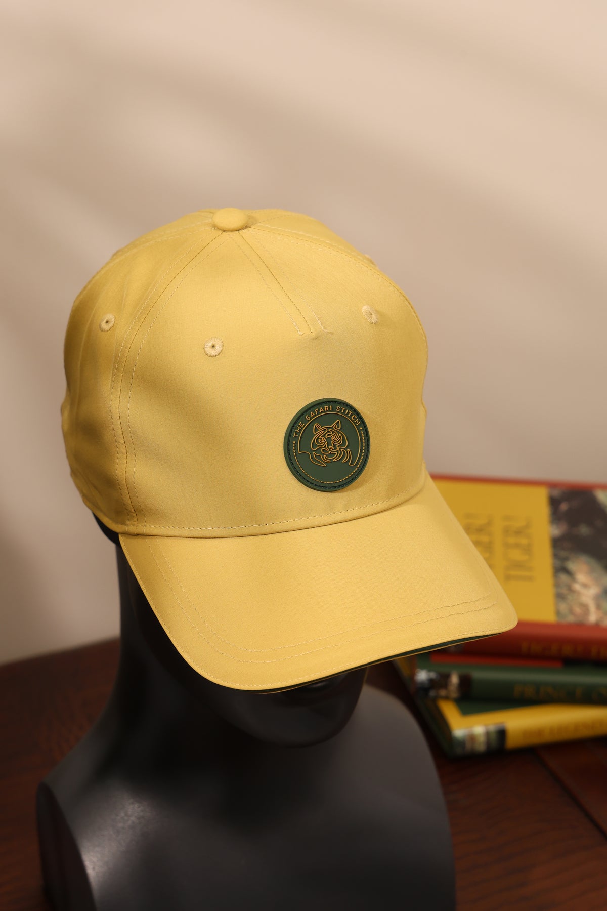 Classic Safari Cap | Unisex in Mustard
