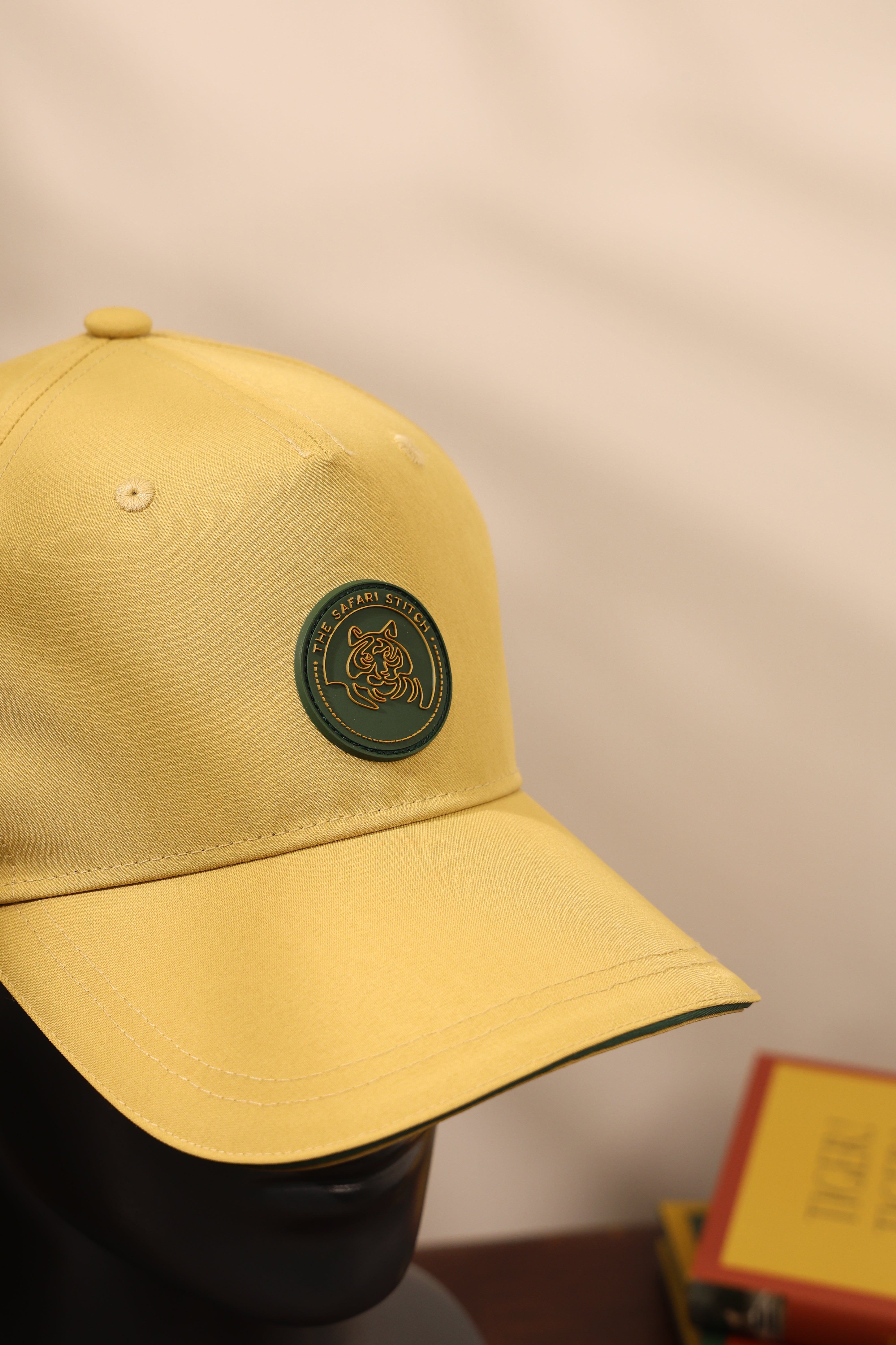 Classic Safari Cap | Unisex in Mustard