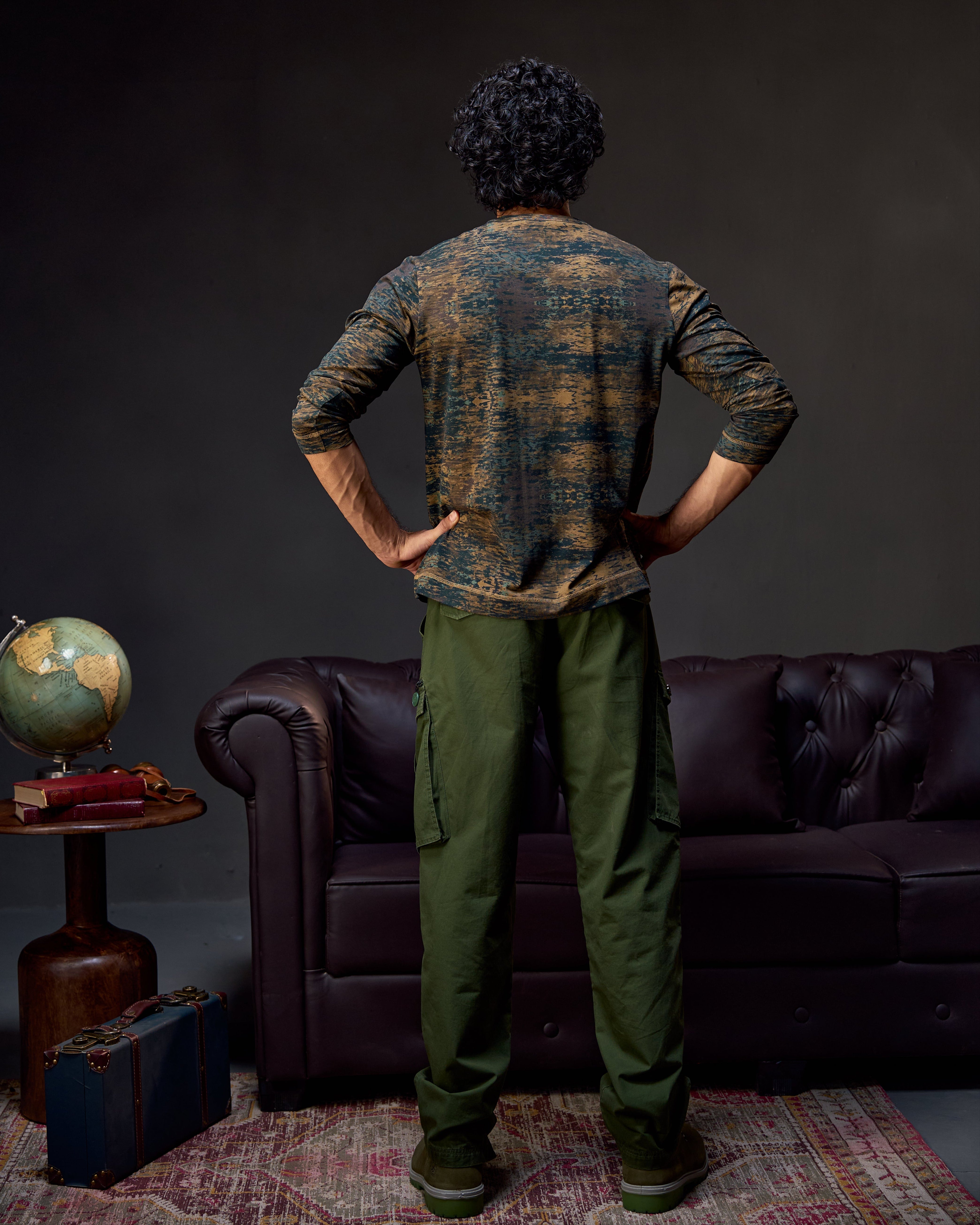 The Explorer Utility - Men's Cargo Pants in Kombu Green