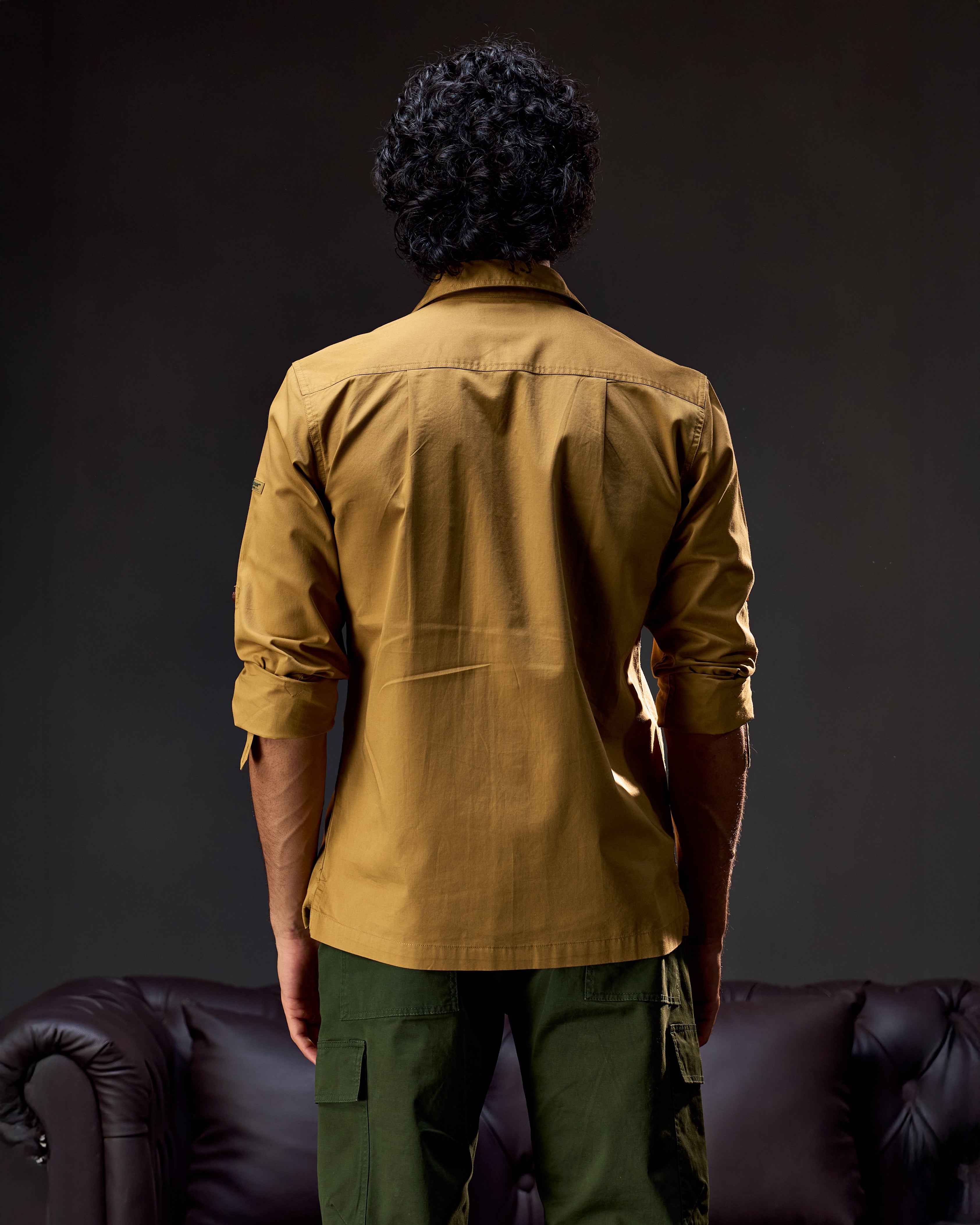 Panthera Core - Men's Safari Shirt in Jungle Khaki