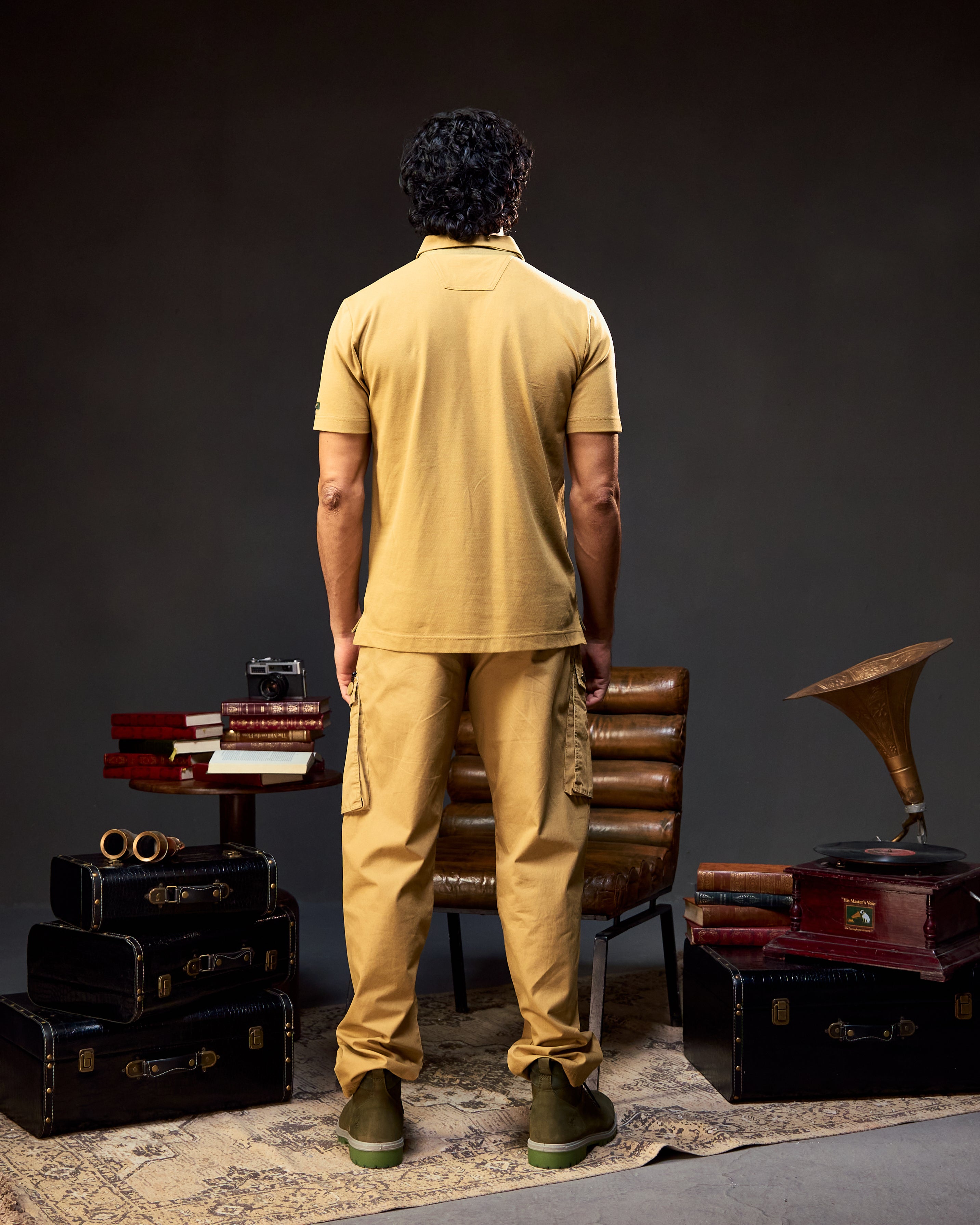 The Explorer Utility - Men's Cargo Pants in Jungle Khaki