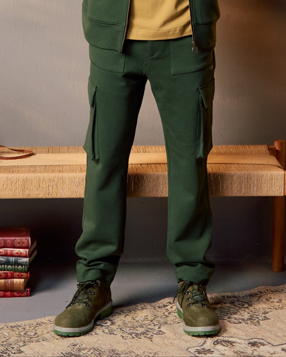 Forest Trail Utility - Men's Coord Set in Kombu Green