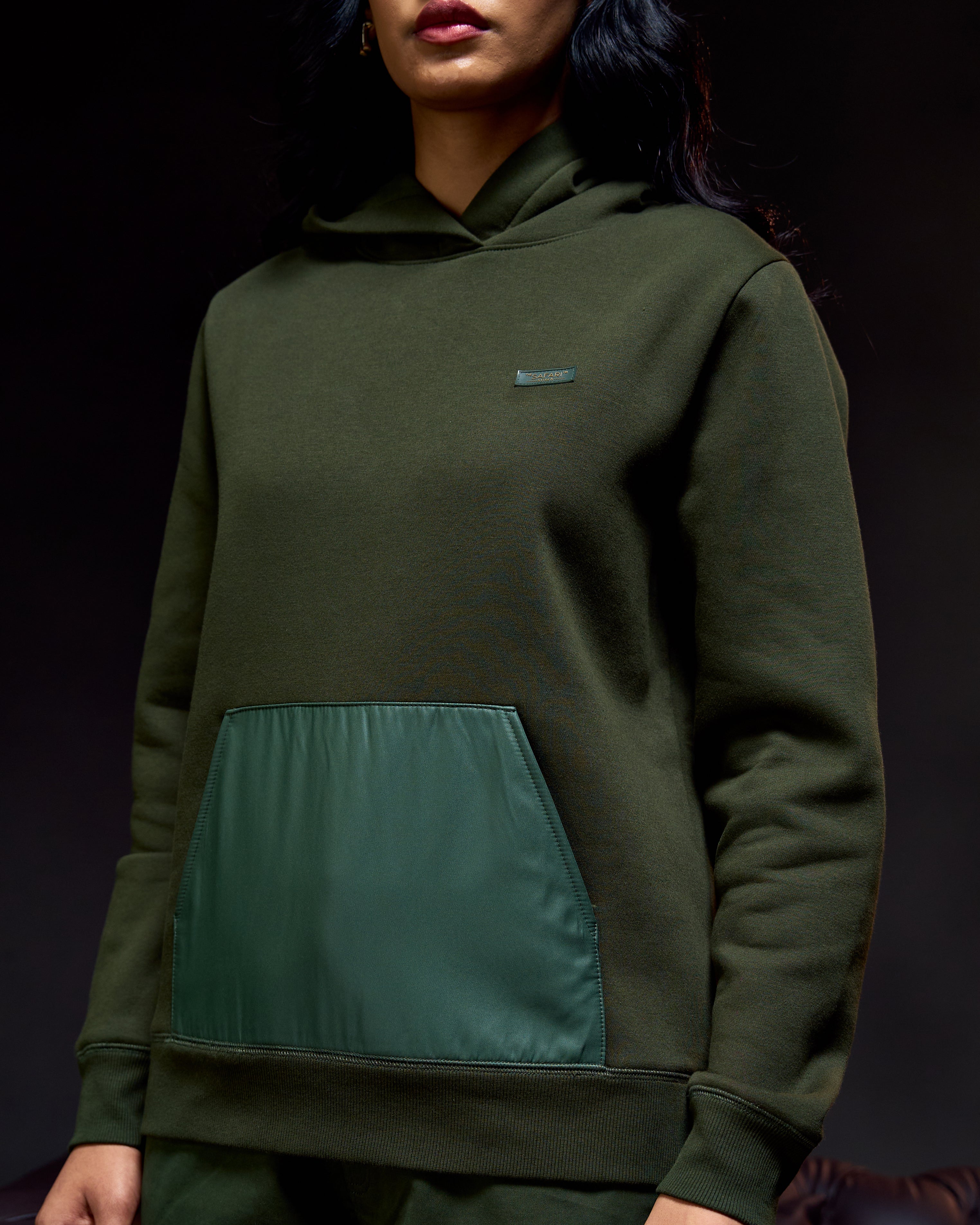 Canopy - Women's hoodie in Kombu Green
