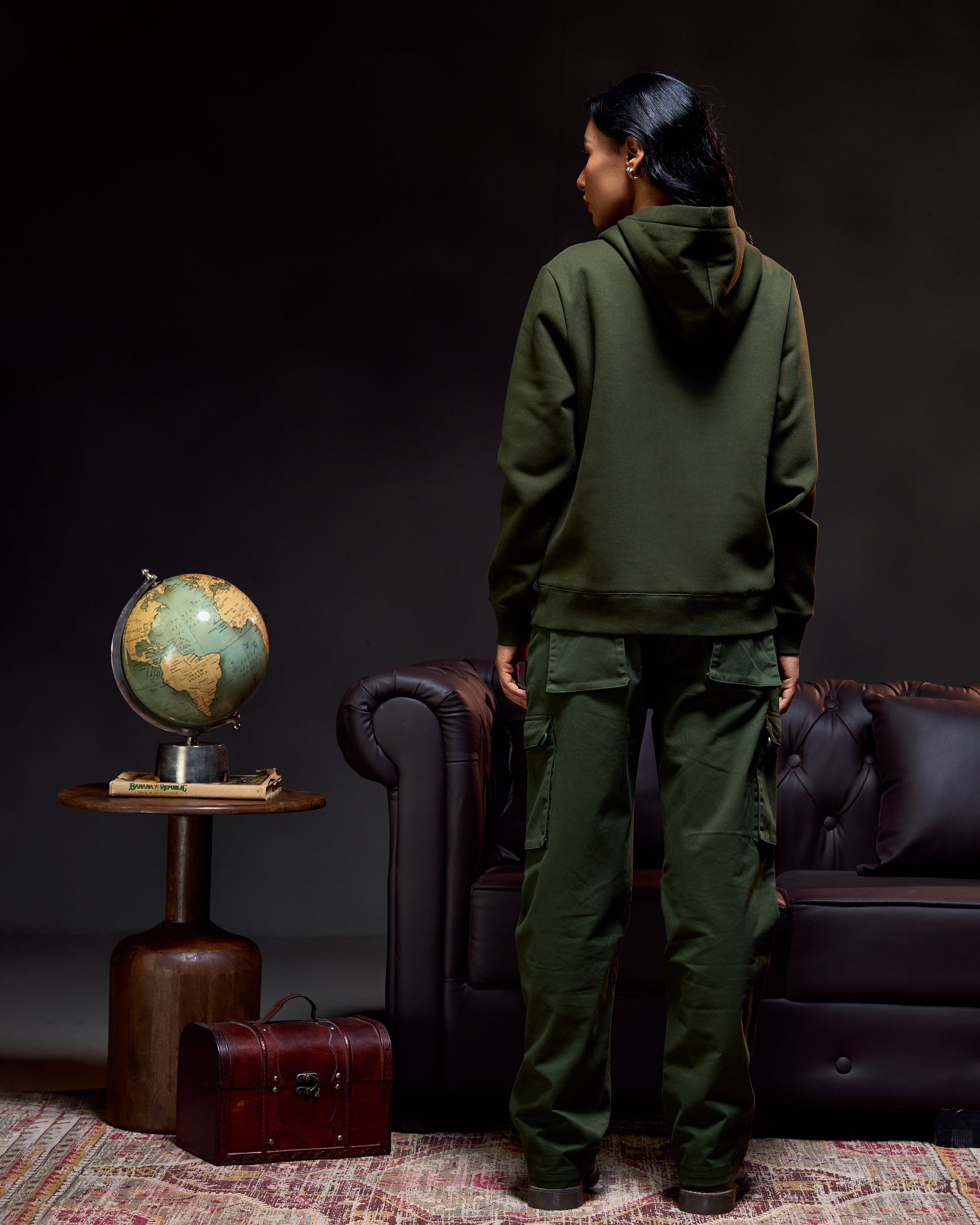 The Explorer Utility - Women's Cargo Pants in Kombu Green