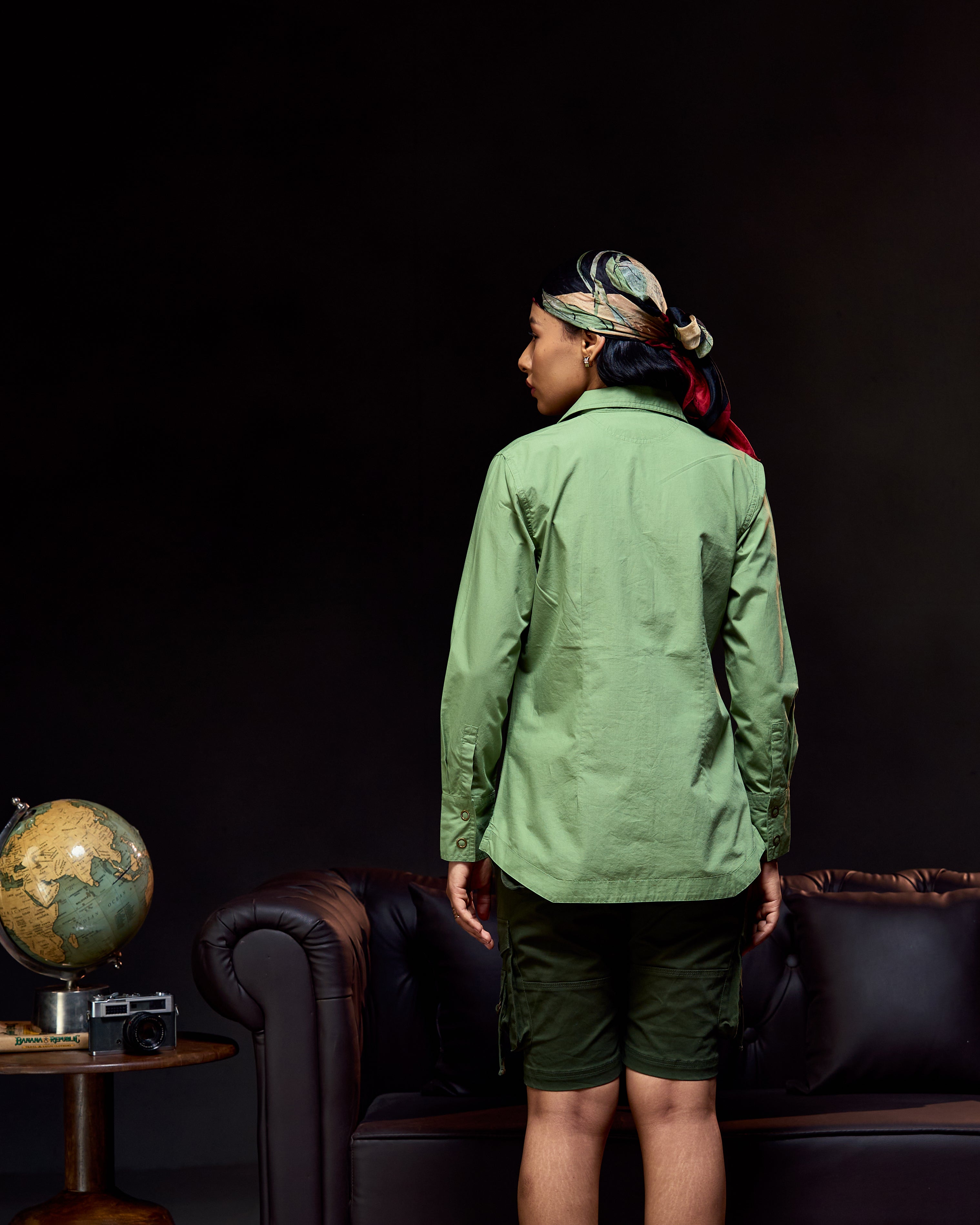 Panthera Ease - Women's Safari Overshirt in Sal Green