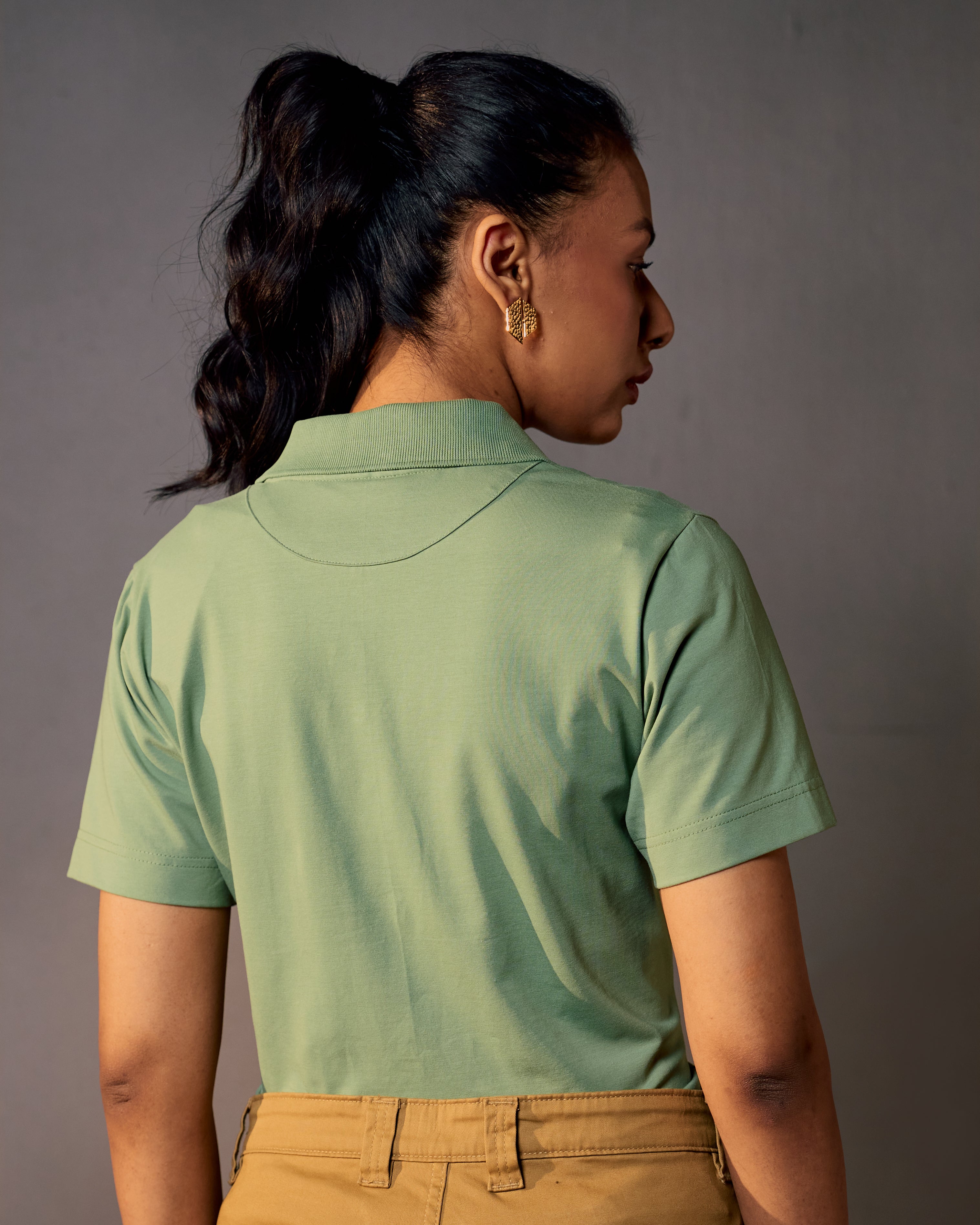 The Ranger - Women's Polo in Sal Green