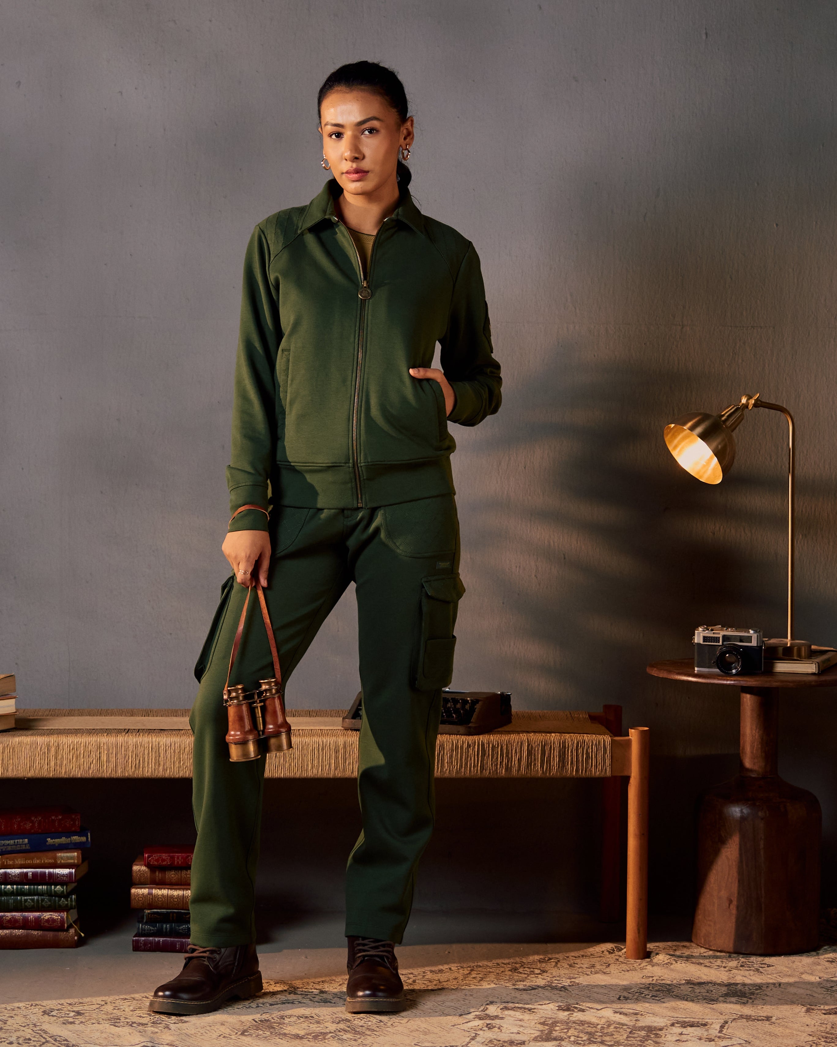 Nature Trail Quilted - Women's Pants in Kombu Green