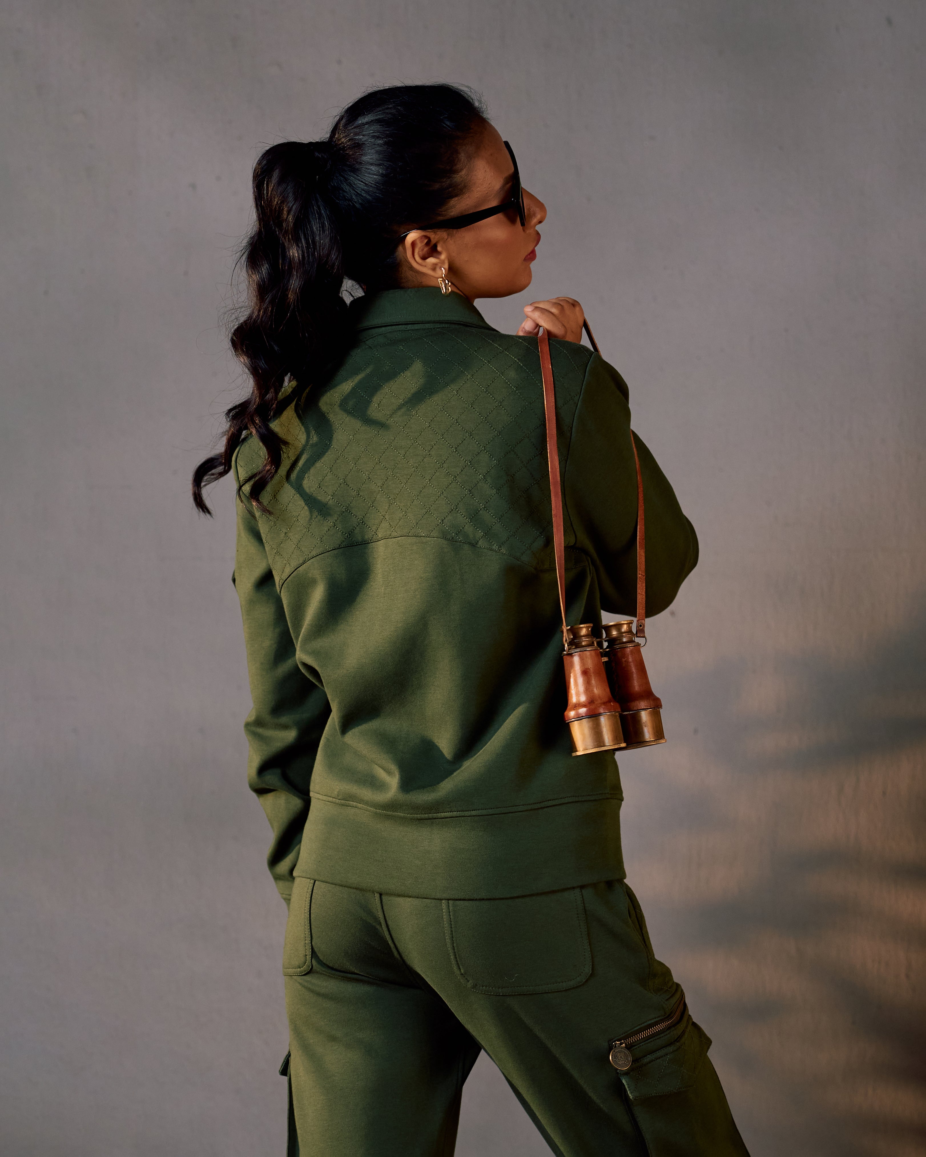 Nature Trail Quilted - Women's Pants in Kombu Green