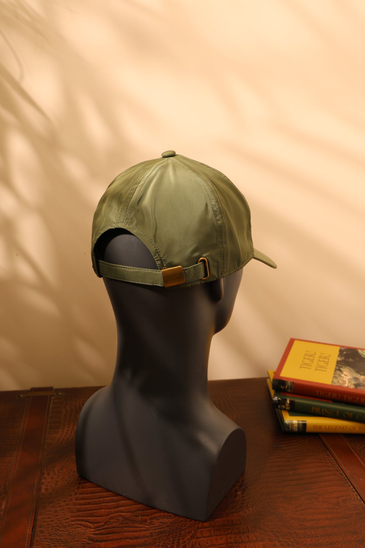Safari Crest Cap | Unisex in Dark Sage Green