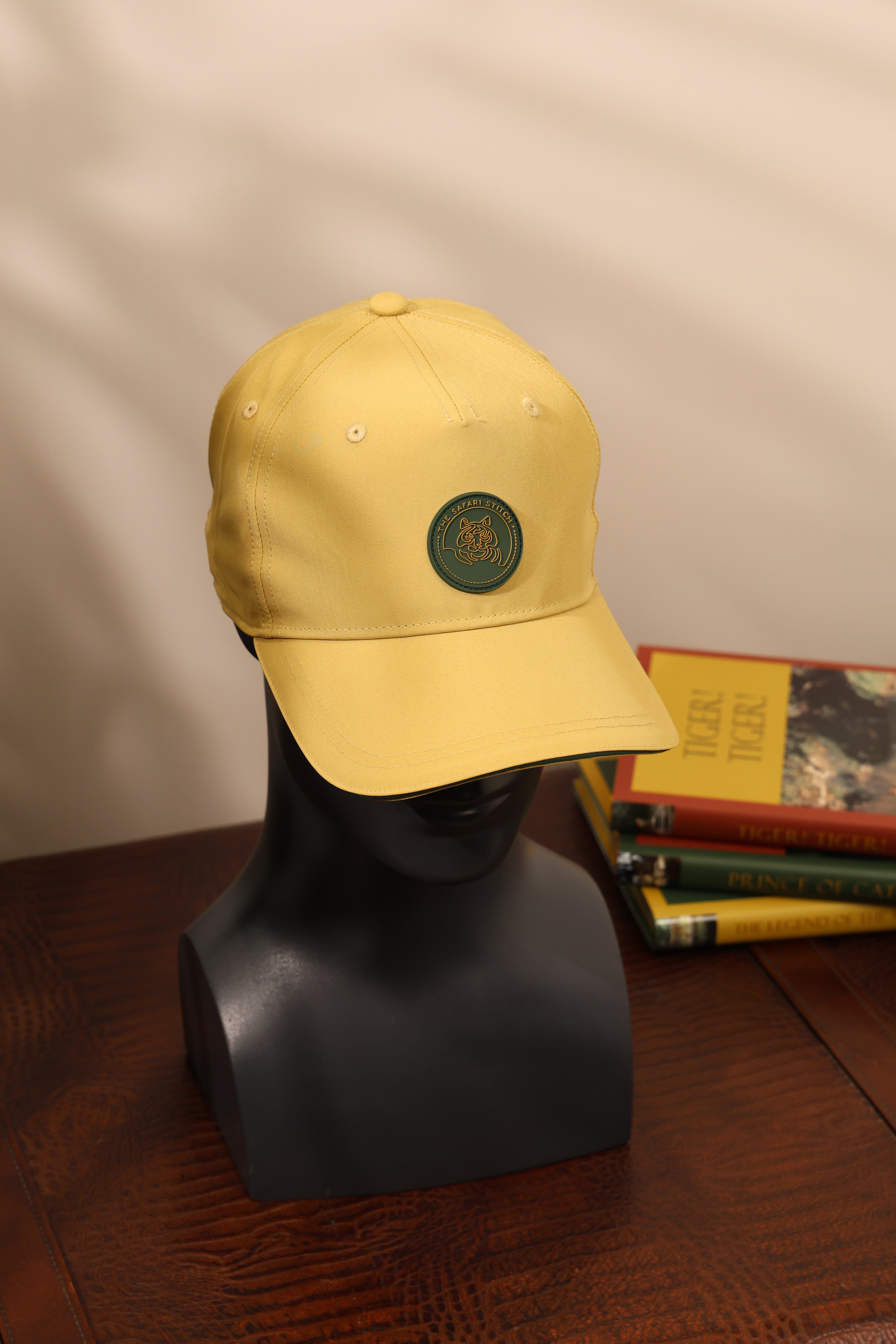 Classic Safari Cap | Unisex in Mustard