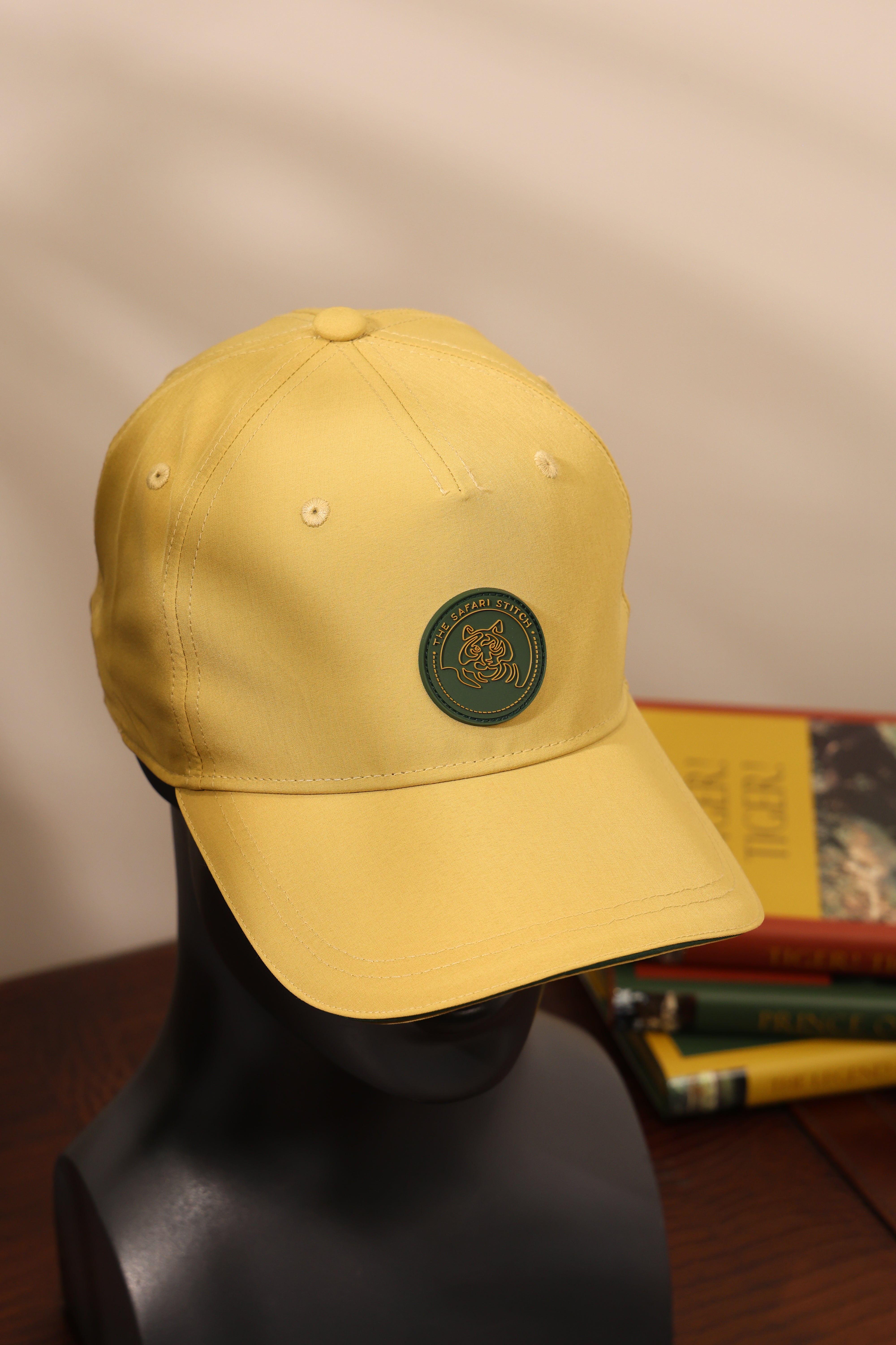 Classic Safari Cap | Unisex in Mustard