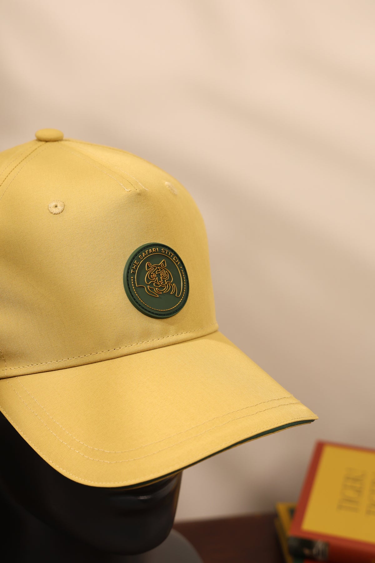 Classic Safari Cap | Unisex in Mustard