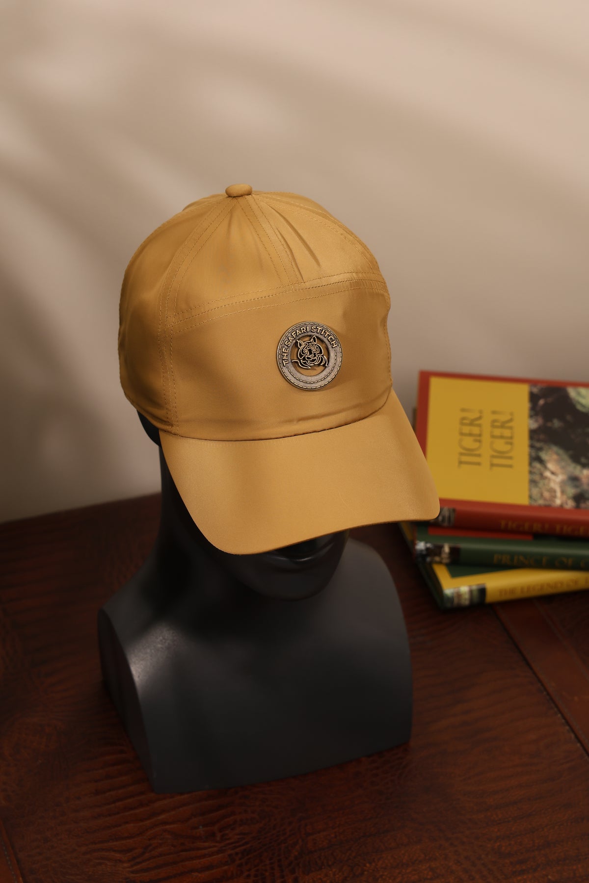 Safari Crest Cap | Unisex in Jungle Khaki