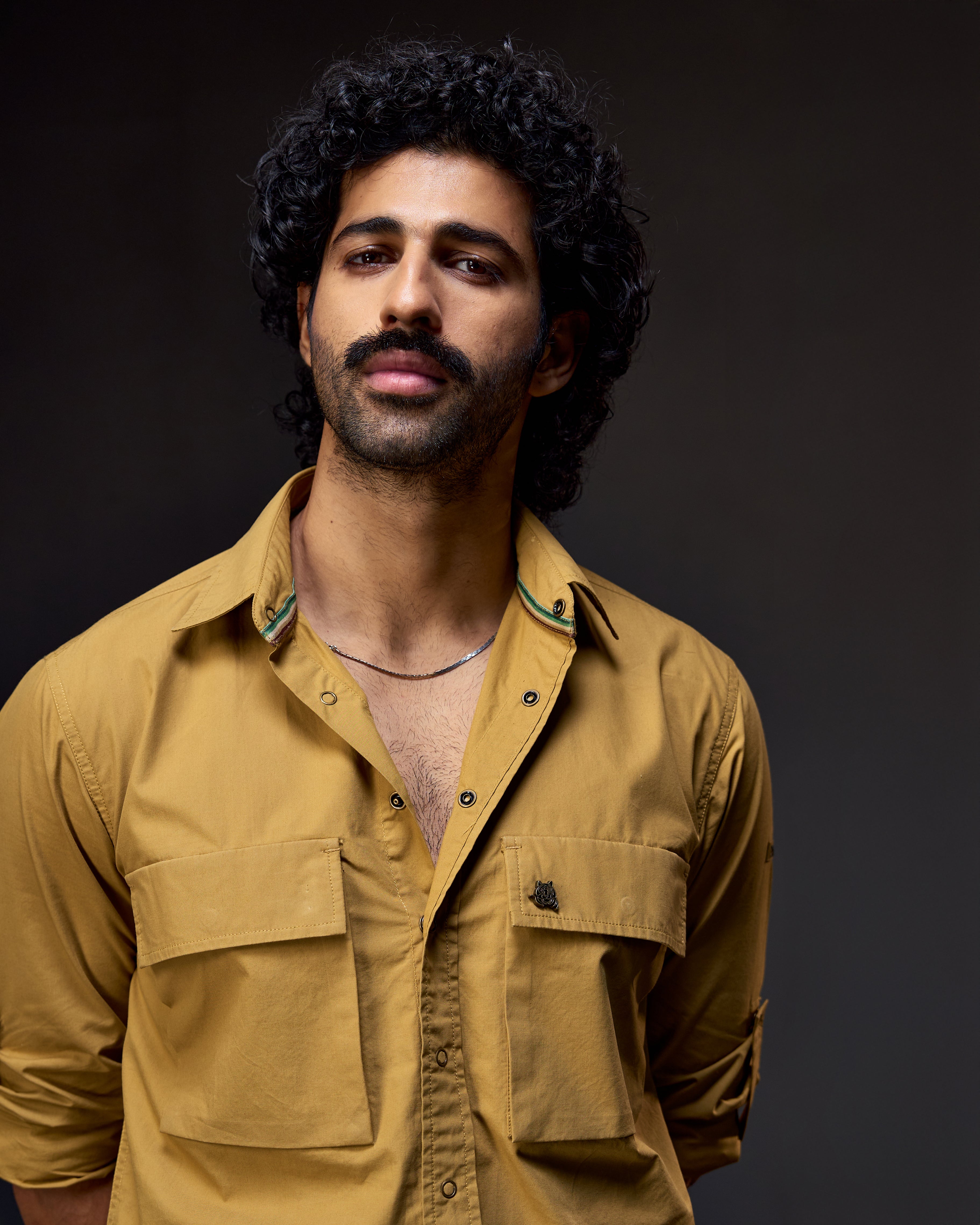 Panthera Air Vent - Men's Safari Shirt in Jungle Khaki