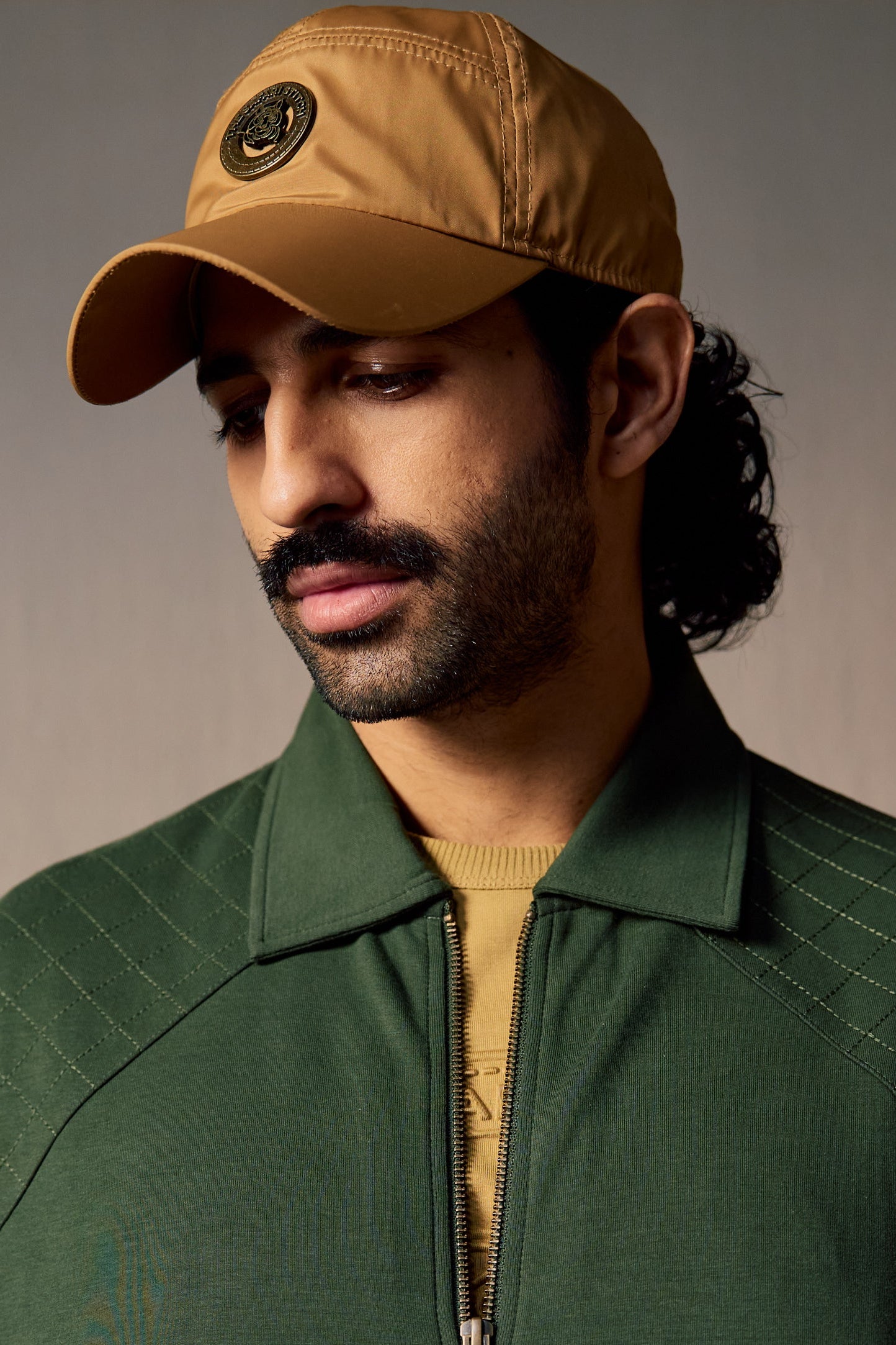 Safari Crest Cap | Unisex in Jungle Khaki