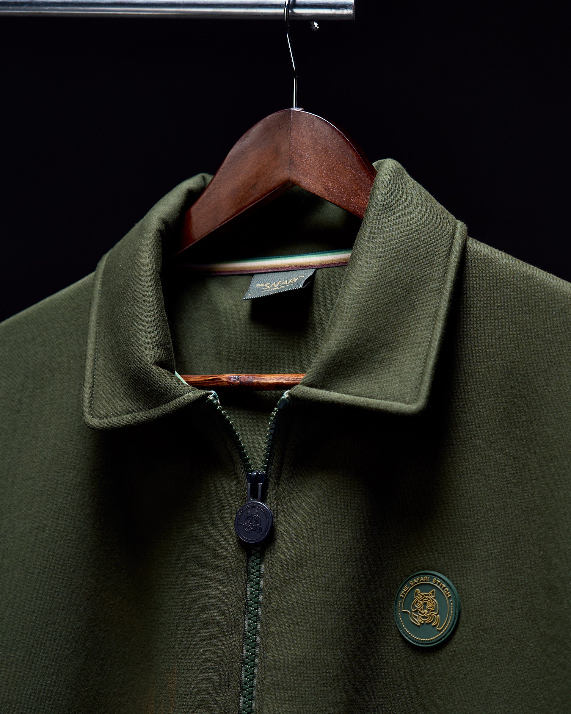 Forest Trail – Men’s Classic Zipper in Kombu Green