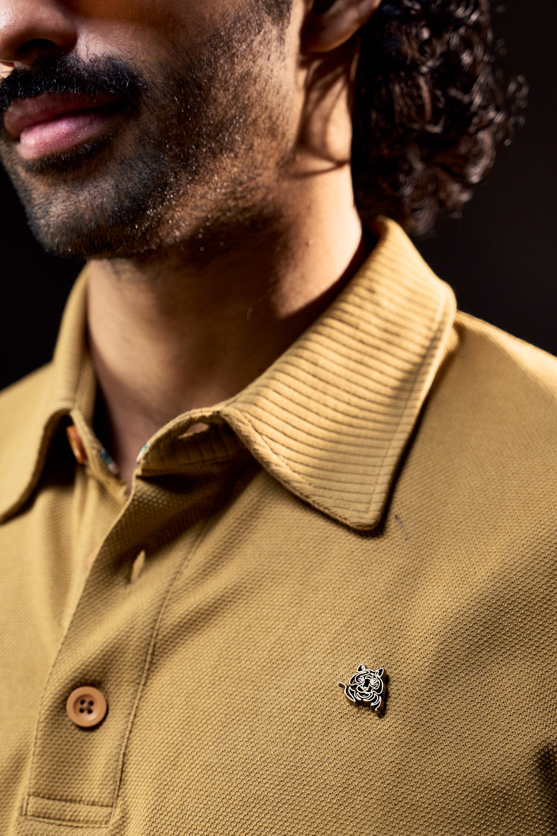 All Season Ranger -  Full sleeves Men's Polo in Jungle Khaki