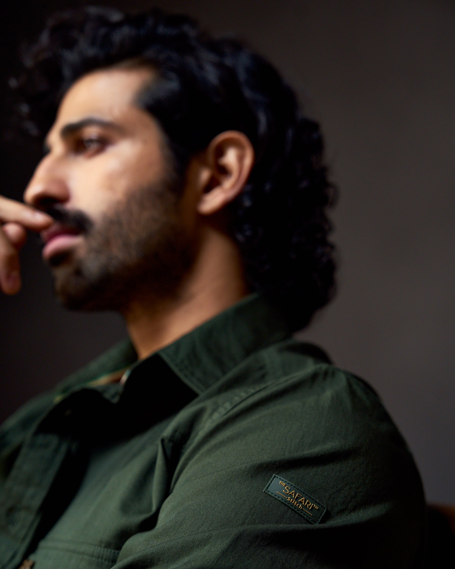 Panthera Core - Men's Safari Shirt in Kombu Green