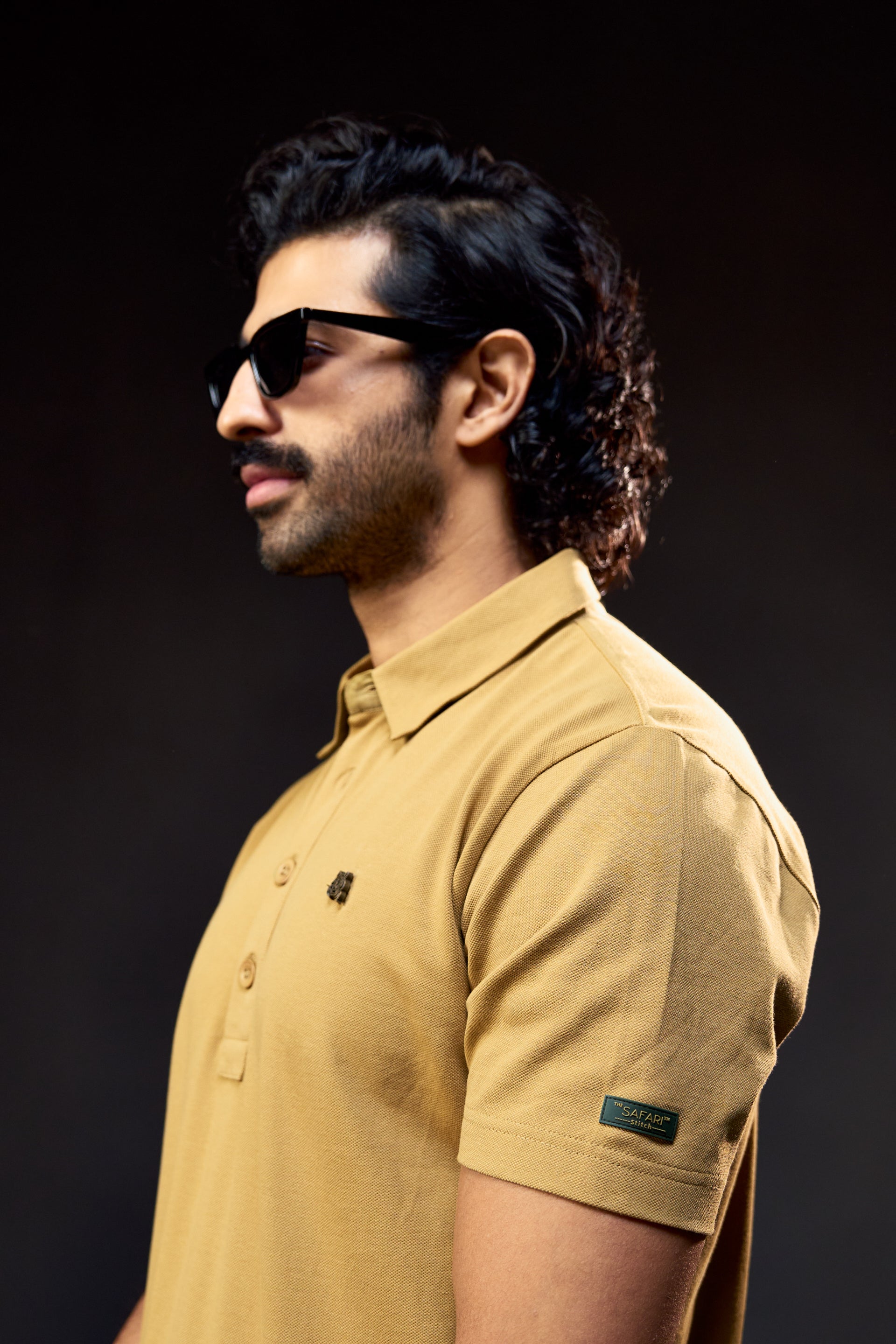 The Ranger - Men's Polo in Jungle Khaki