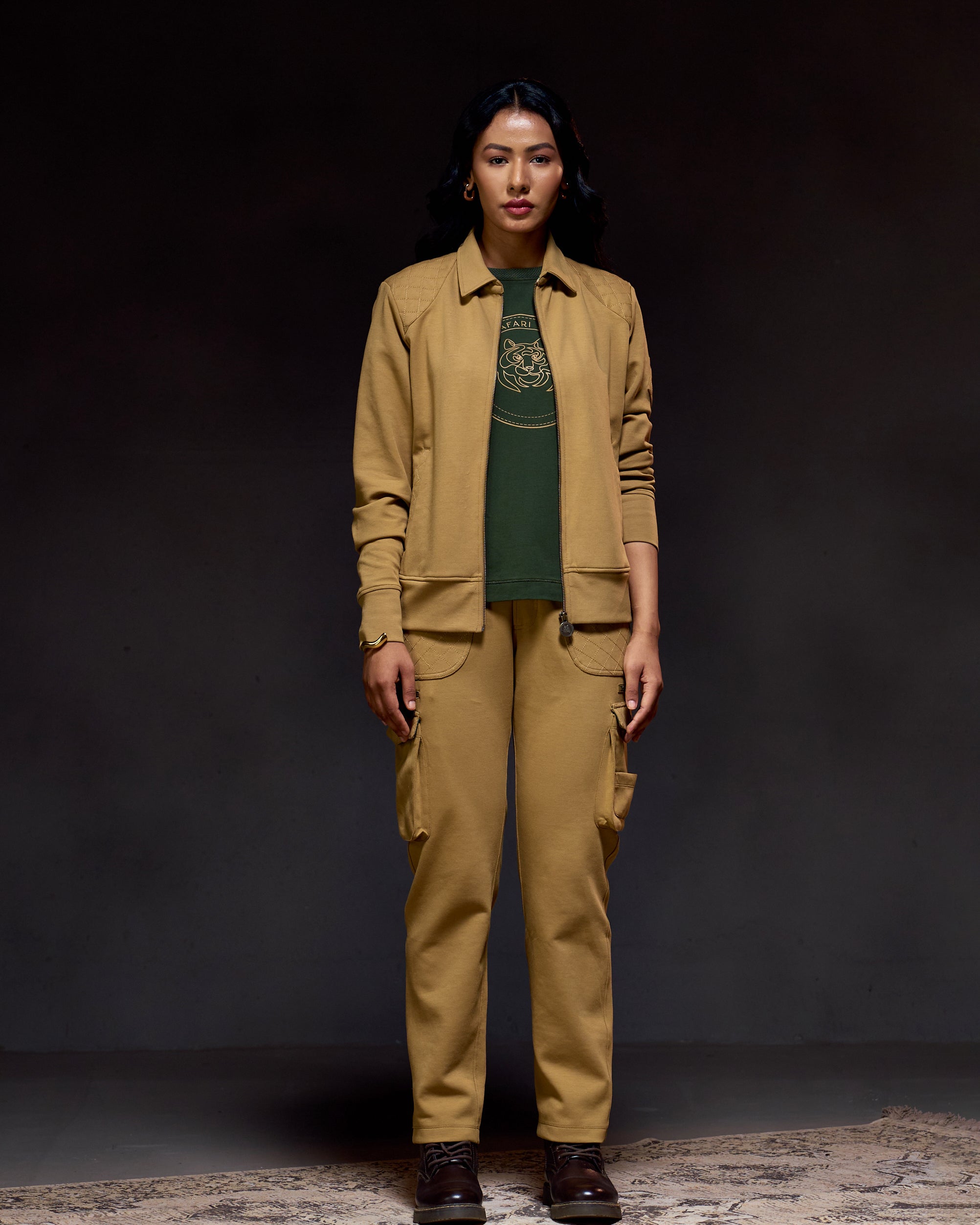 Nature Trail Quilted - Women's Pants in Jungle Khaki