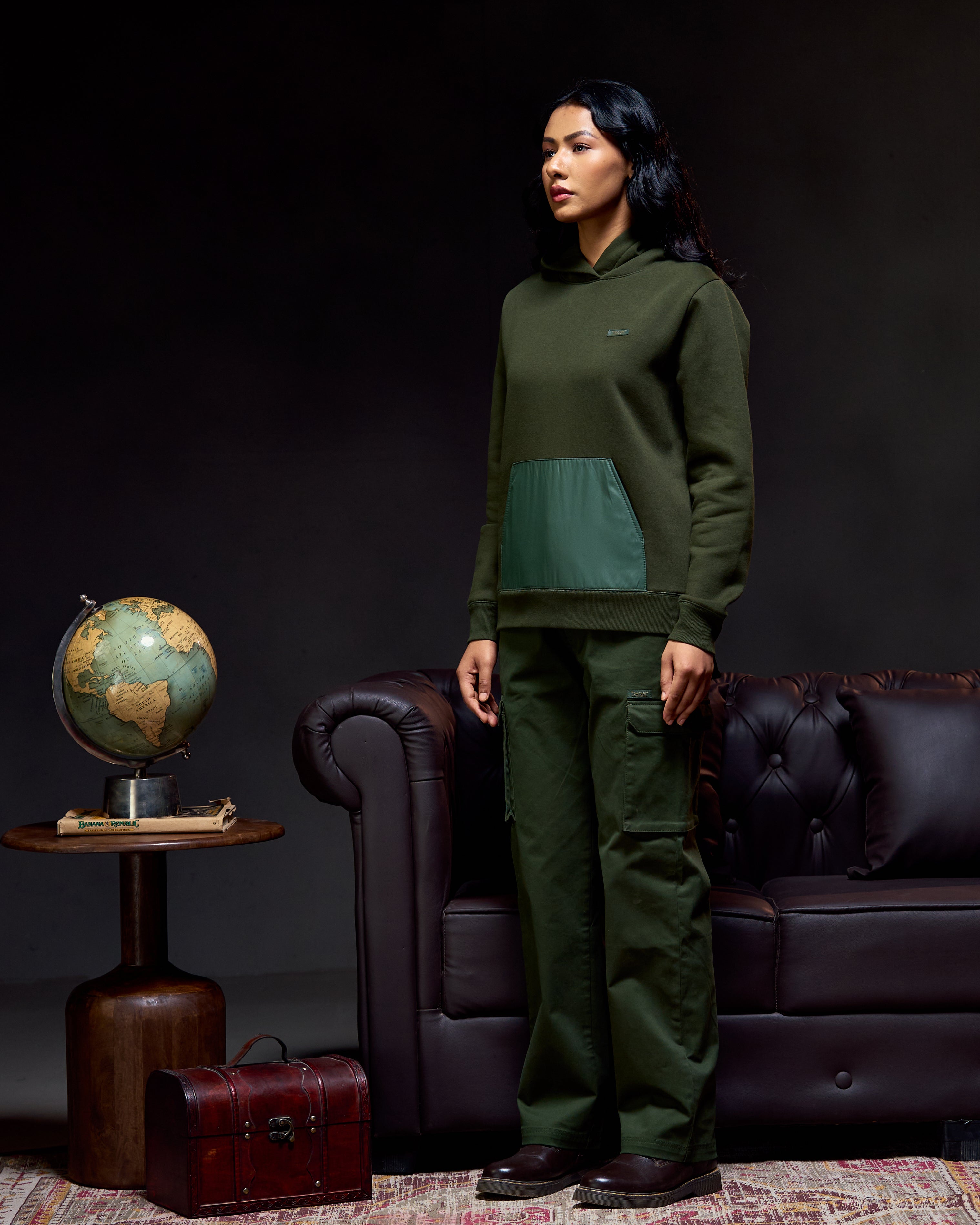 The Explorer Utility - Women's Cargo Pants in Kombu Green