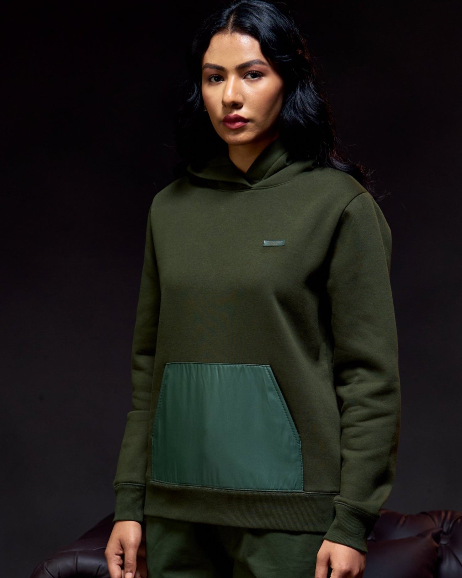Canopy - Women's hoodie in Kombu Green