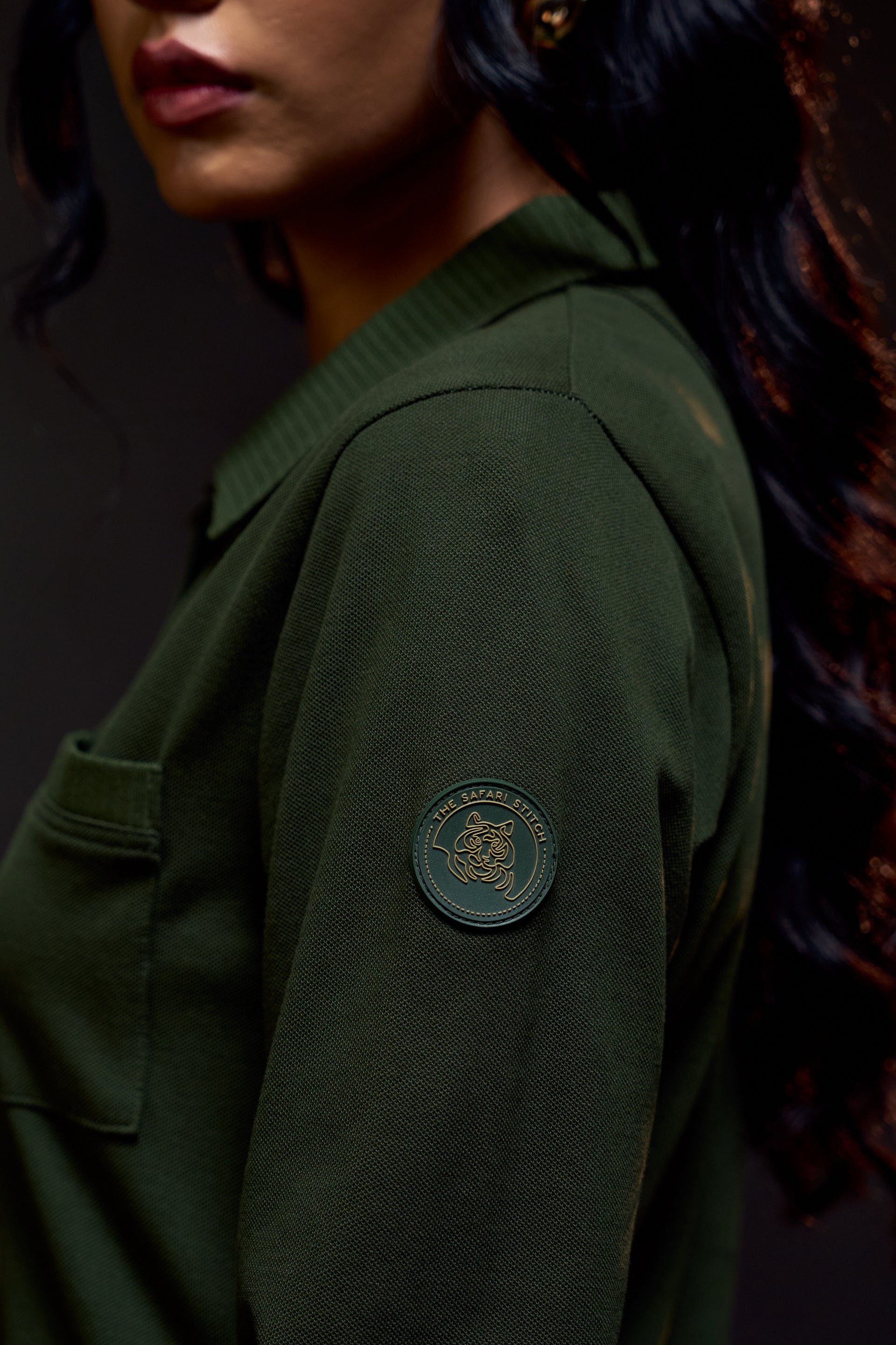 All Season Ranger  - Full Sleeves Women's Polo in Kombu Green