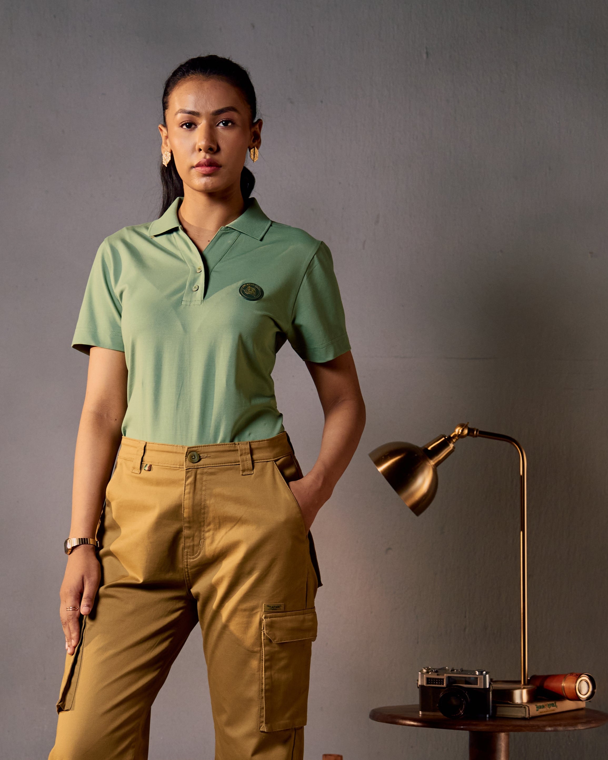The Ranger - Women's Polo in Sal Green