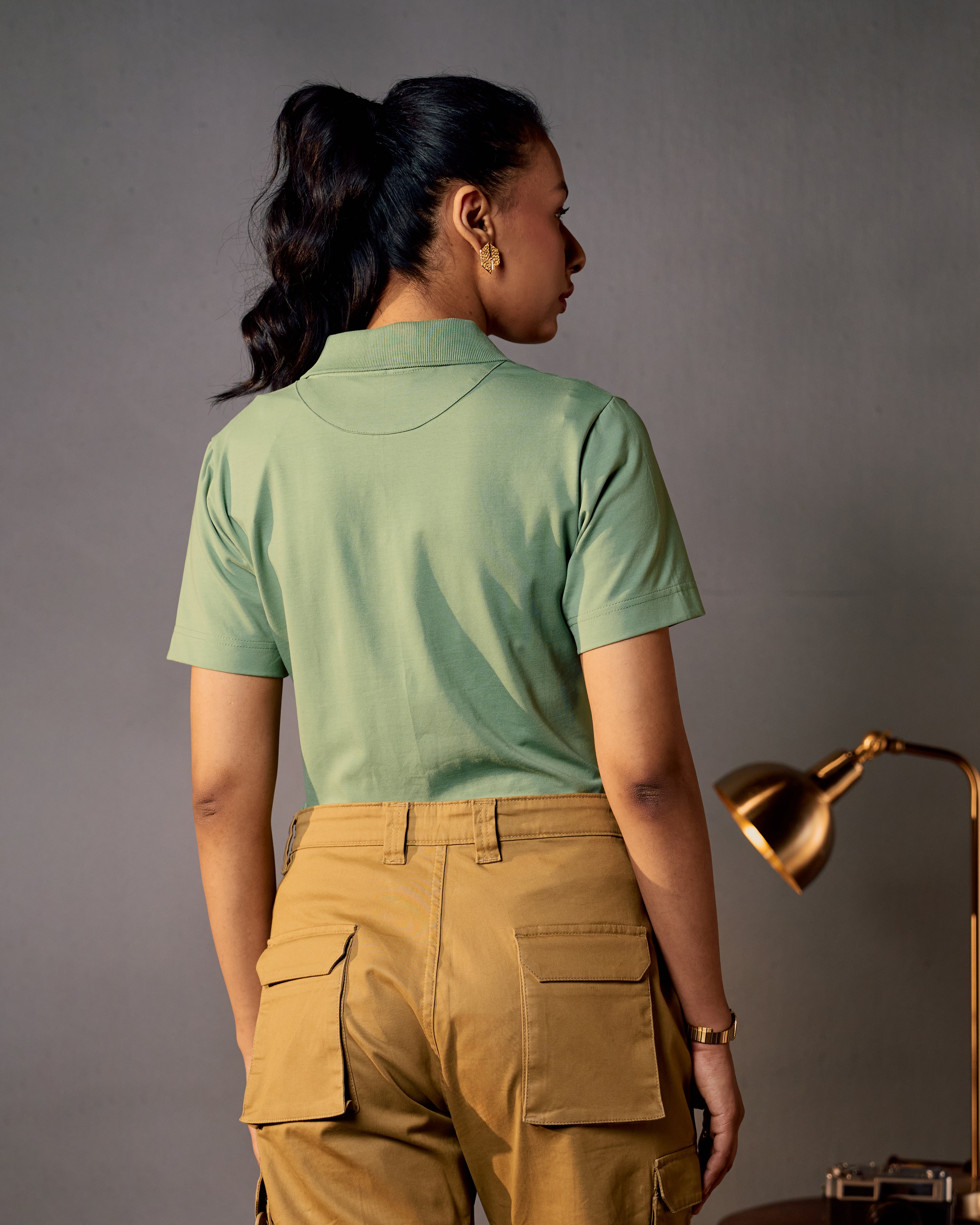 The Explorer Utility - Women's Cargo Pants in Jungle Khaki