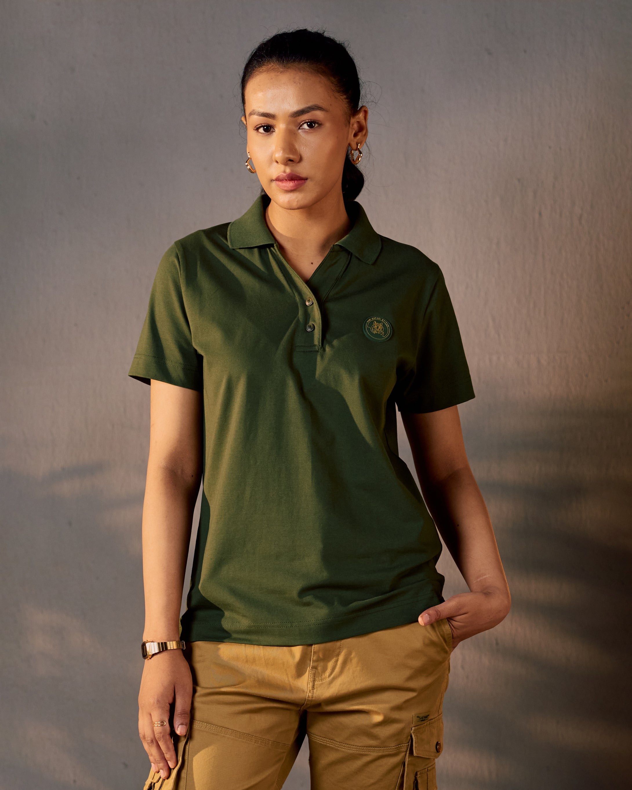 The Ranger - Women's Polo in Kombu Green