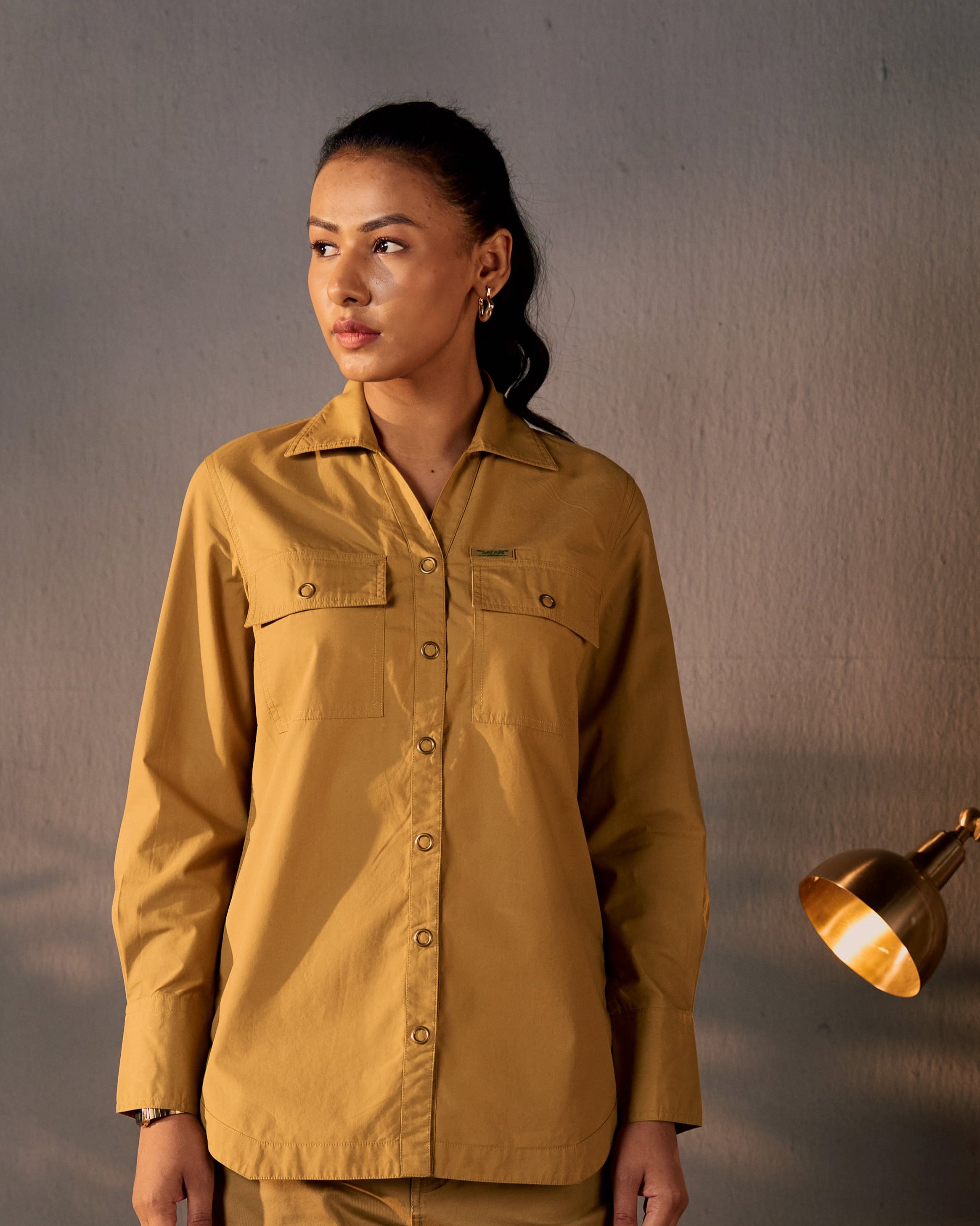 Panthera Ease - Women's Safari Overshirt in Jungle Khaki