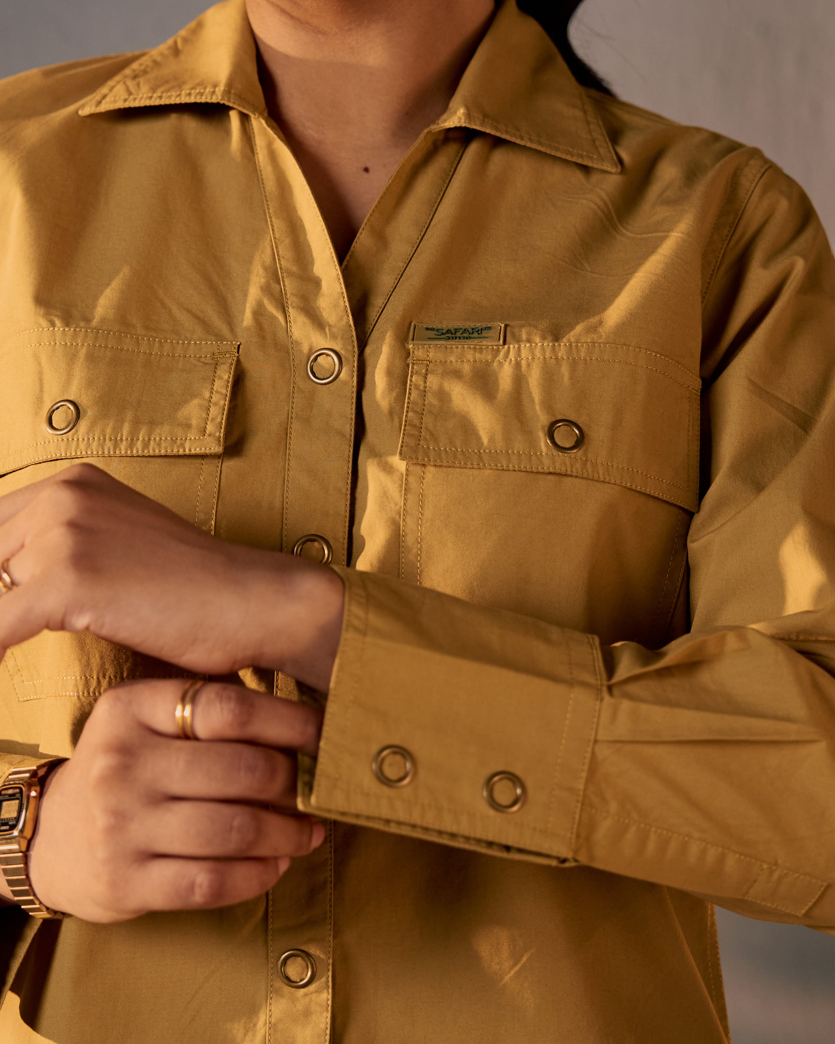 Panthera Ease - Women's Safari Overshirt in Jungle Khaki