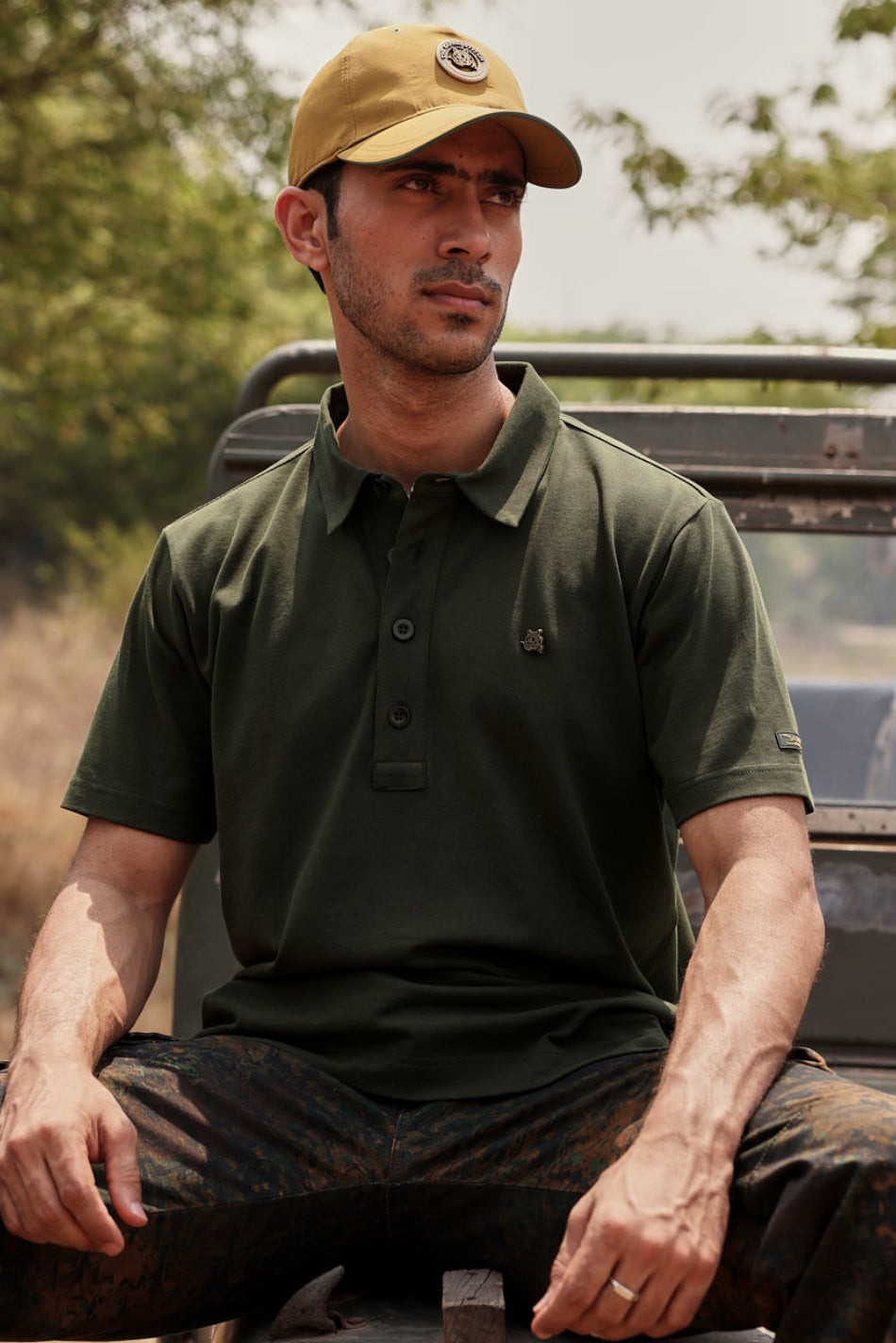 The Ranger  - Men's Polo in Kombu Green