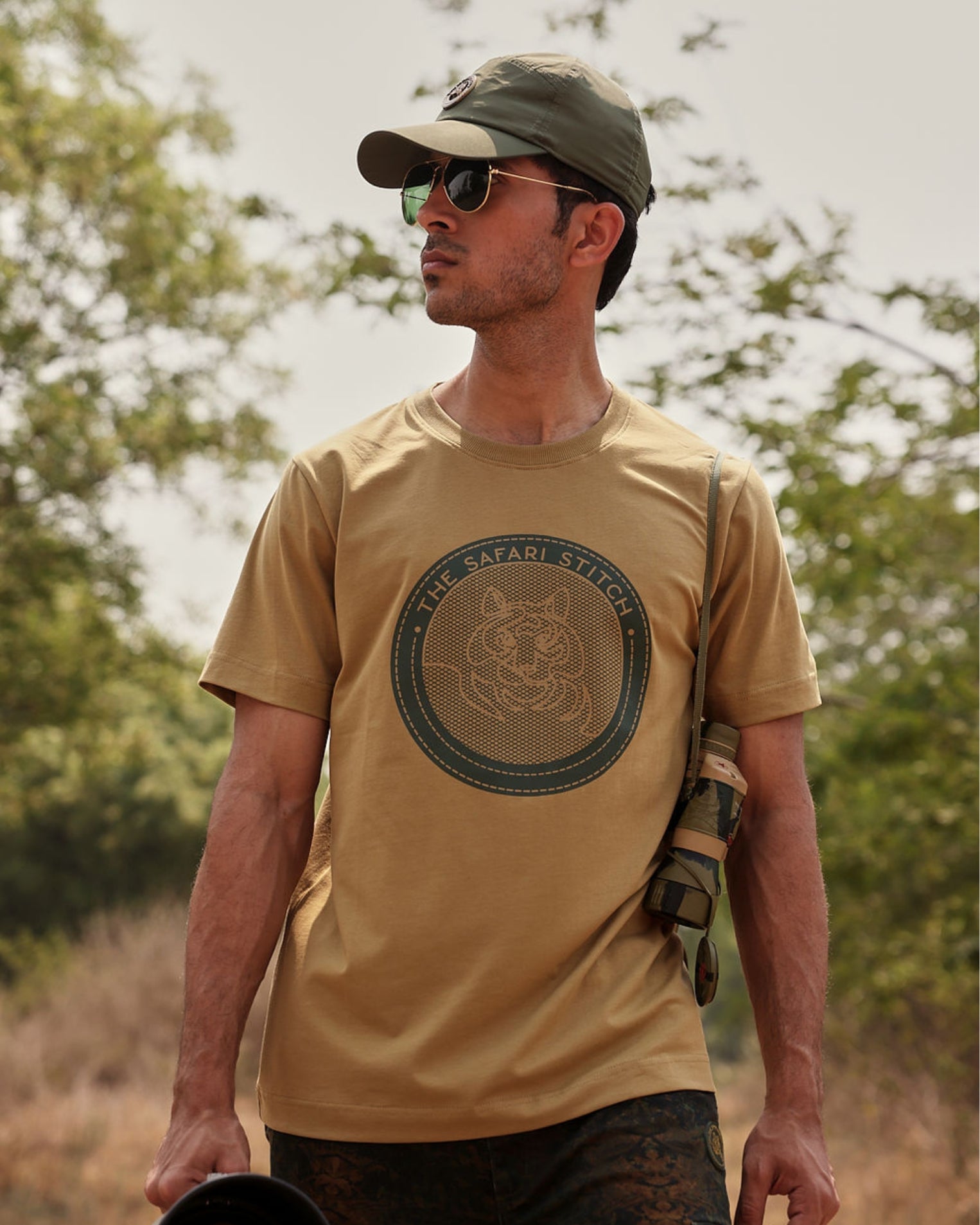Tiger Hive - Men's Safari Tee in Jungle Khaki