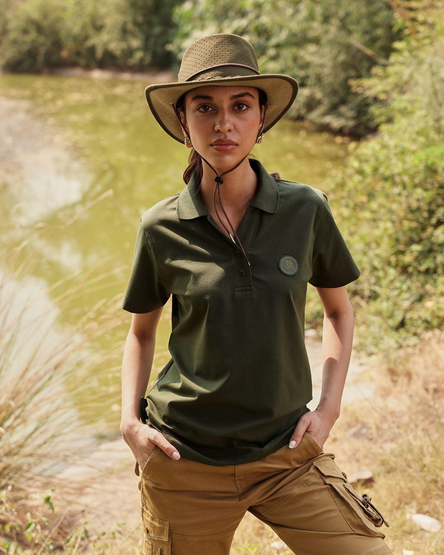 The Ranger - Women's Polo in Kombu Green